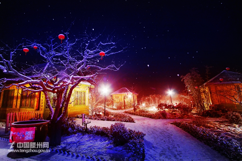 梨園雪夜